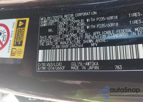 2015 Lexus Rx 350 from USA, damaged, VIN JTJBK1BA8F2482564